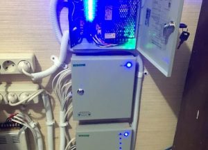 Hasil pekerjaan power supply box untuk 32 titik camera cctv